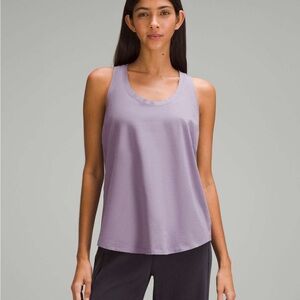 Lululemon Love Tank Top Pleated Racerback Flowy Dusty Purple Size 12